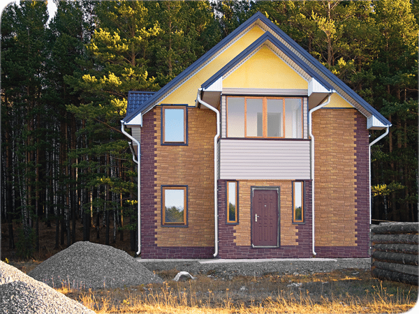 дом с мансардой