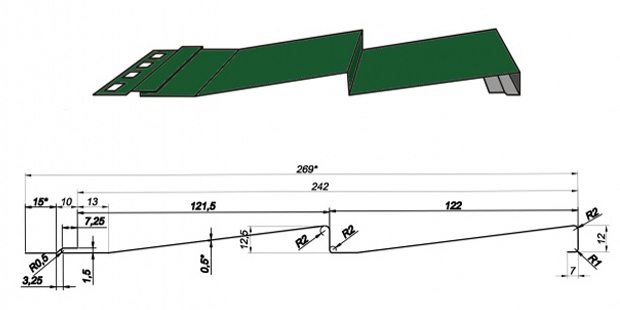 «Елочка» — технические данные сайдинга
