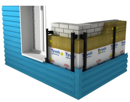 фасад из профнастила