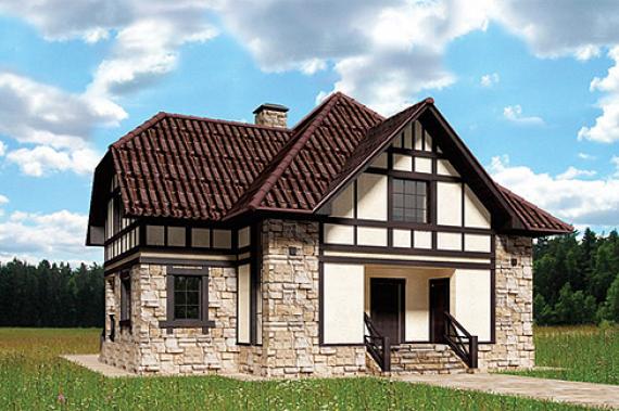 фасад под фахверк