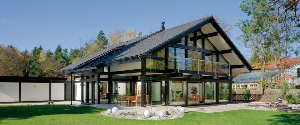 фасад в стиле Фахверк дома