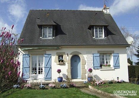 фасад в стиле прованс