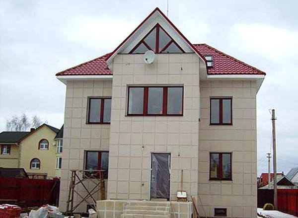 фасад загородного дома