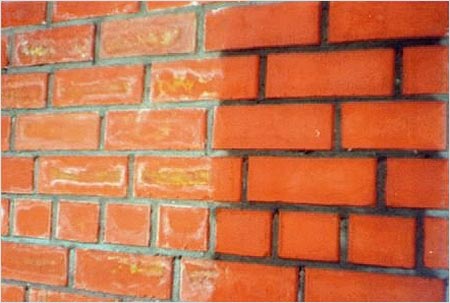 фасадная краска по кирпичу