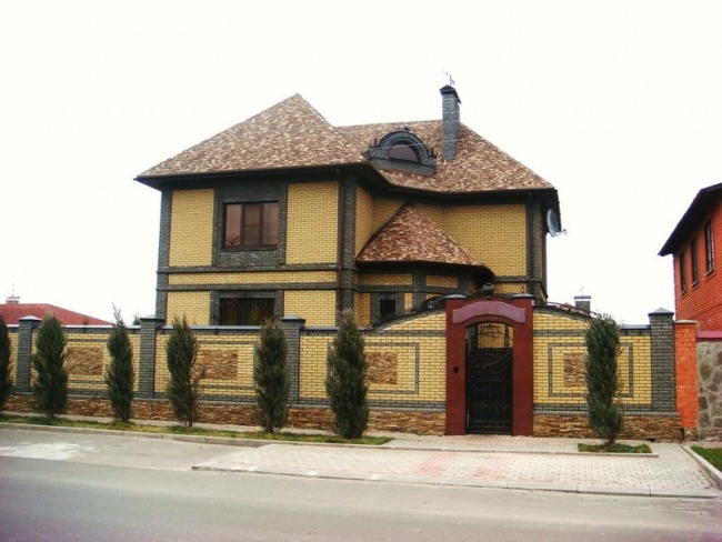 фасадная плитка под камень