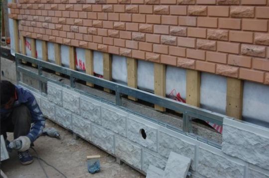 фасадная плитка своими руками