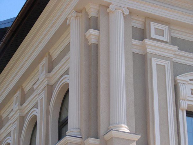 фасадный декор из пенополиуретана