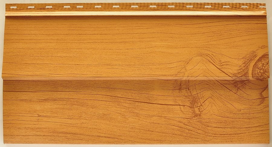 металлический сайдинг под дерево