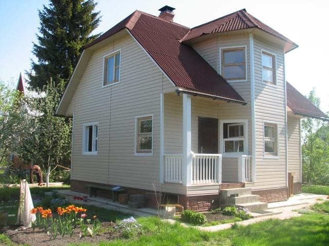 как обделать дом сайдингом