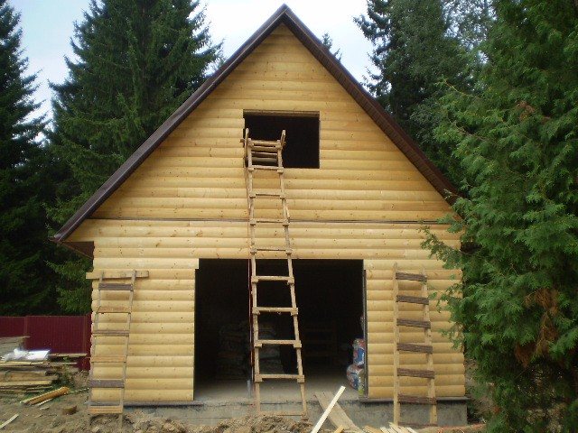 как обшить дом блок хаусом своими руками