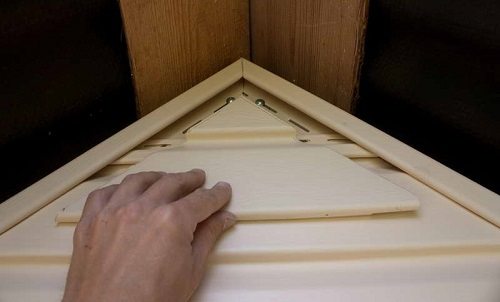 как сделать фронтоны из сайдинга