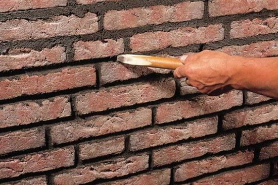 Как делается расшивка швов кладки из кирпича - мастер-класс 2