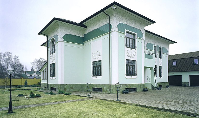 материалы для отделки фасада загородного дома