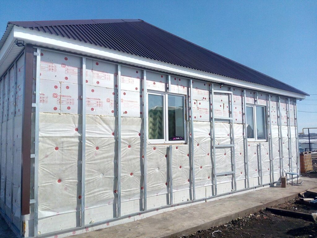 монтаж сайдинга на металлический каркас