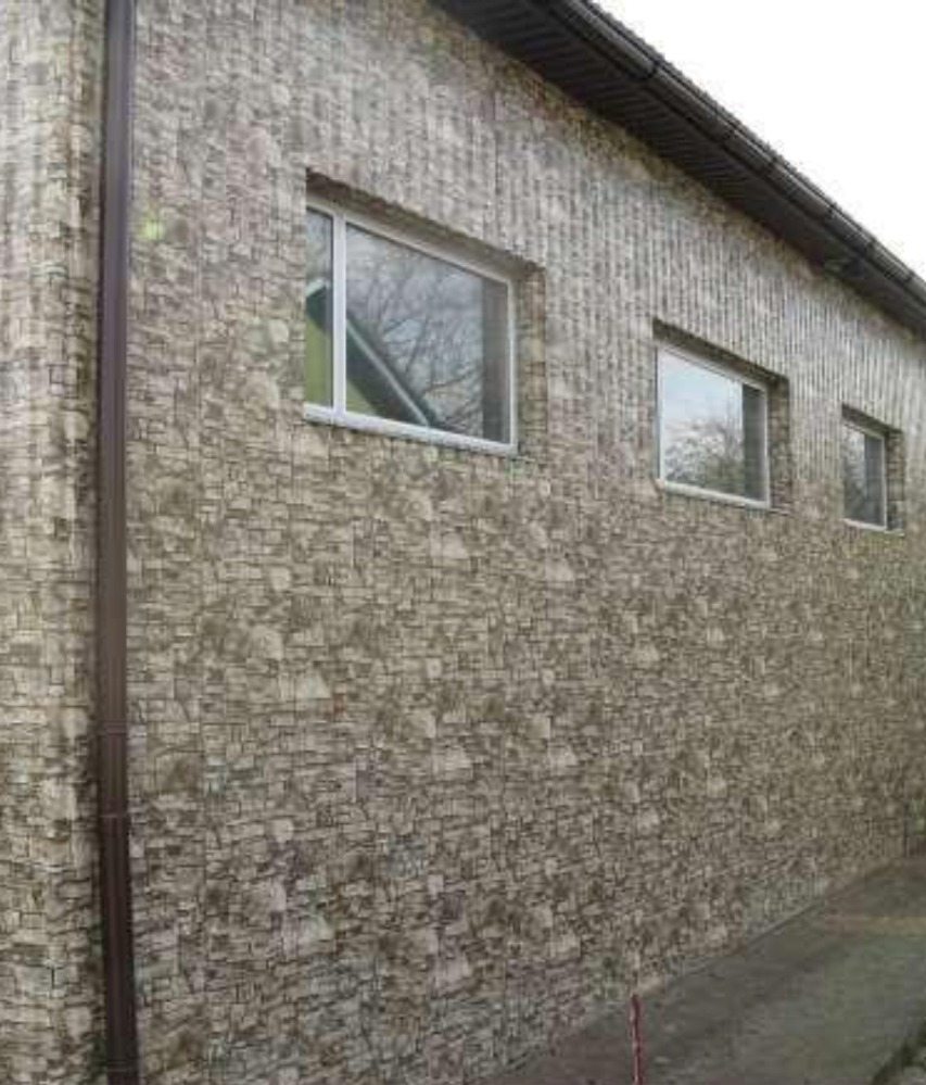 металлосайдинг под камень