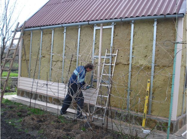 монтаж сайдинга