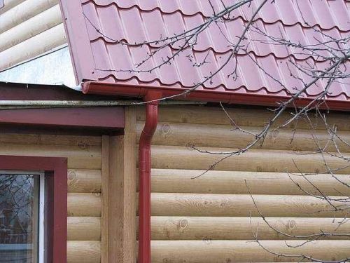 Облицовка дома Блок Хаусом из пластика