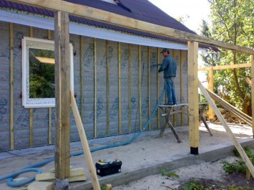 обрешетка дома под сайдинг