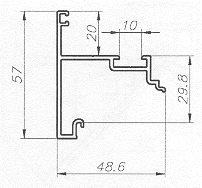 Общий вид штульпового бруска