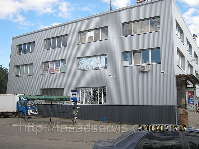 обшивка фасада профлистом