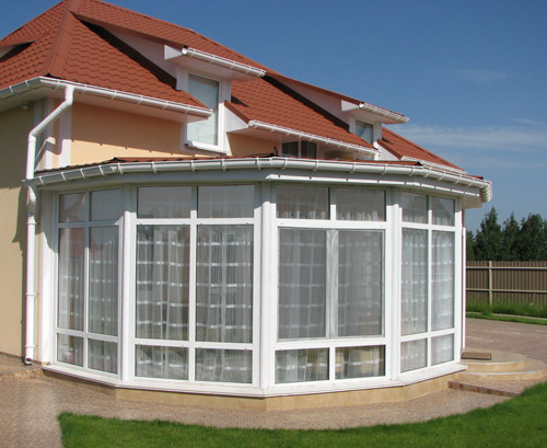 Один из вариантов застекления