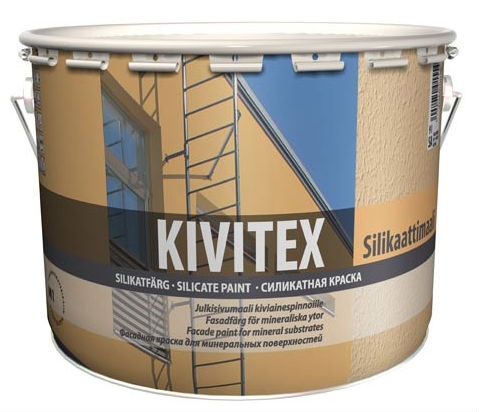 окраска кирпичного фасада