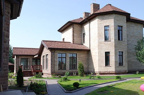 отделка дачного дома сайдингом