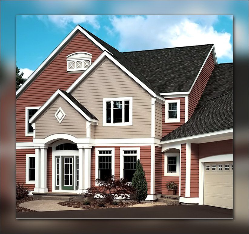 Отделка дома сайдингом