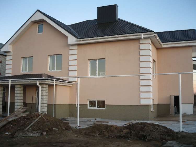 отделка фасадов частных домов своими руками