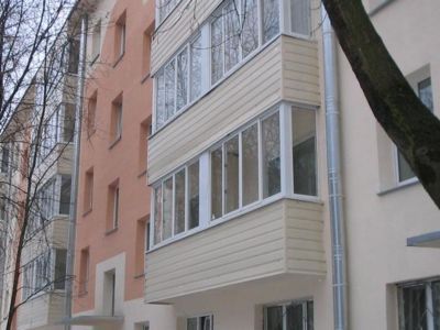 отделка лоджий сайдингом