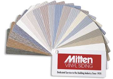 Палитра цветов сайдинга Mitten