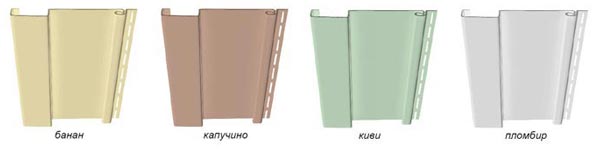 подбор сайдинга по цвету