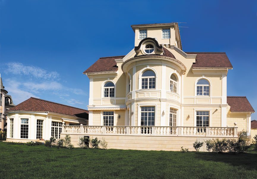 подбор цвета фасада и кровли