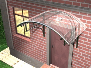 Покупаем готовые навесы над крыльцом для дачи 1