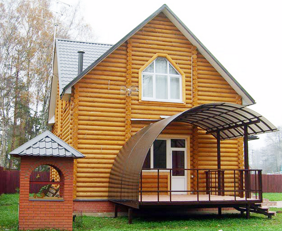 Покупаем готовые навесы над крыльцом для дачи 4