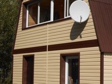 Применение околооконных планок контрастного цвета