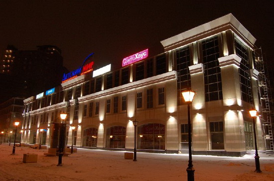 Прожекторы для наружного освещения - светодиодные варианты подсветки фасада 2