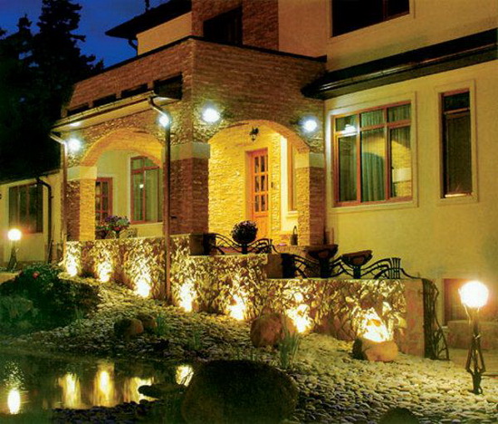 Прожекторы для наружного освещения - светодиодные варианты подсветки фасада 4