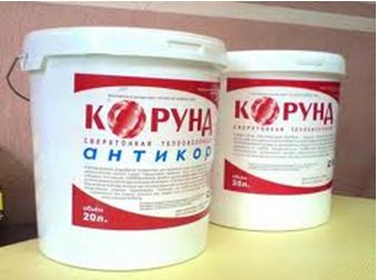 расход корунд на фасад