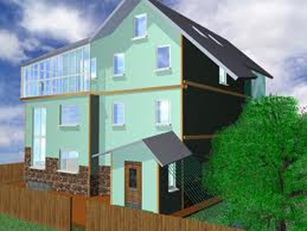 ремонт фасада дома частного дома