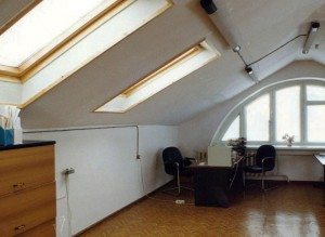 с мансардой