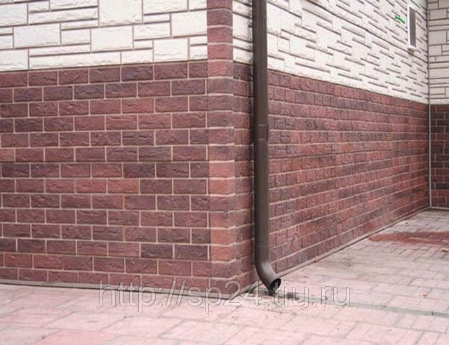 сайдинг панели под кирпич