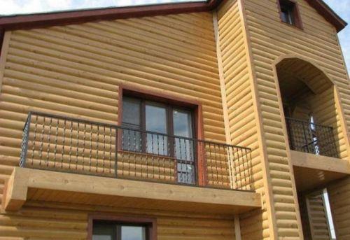 сайдинг под блок хаус