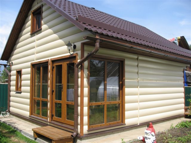 сайдинг под бревно хольцпласт