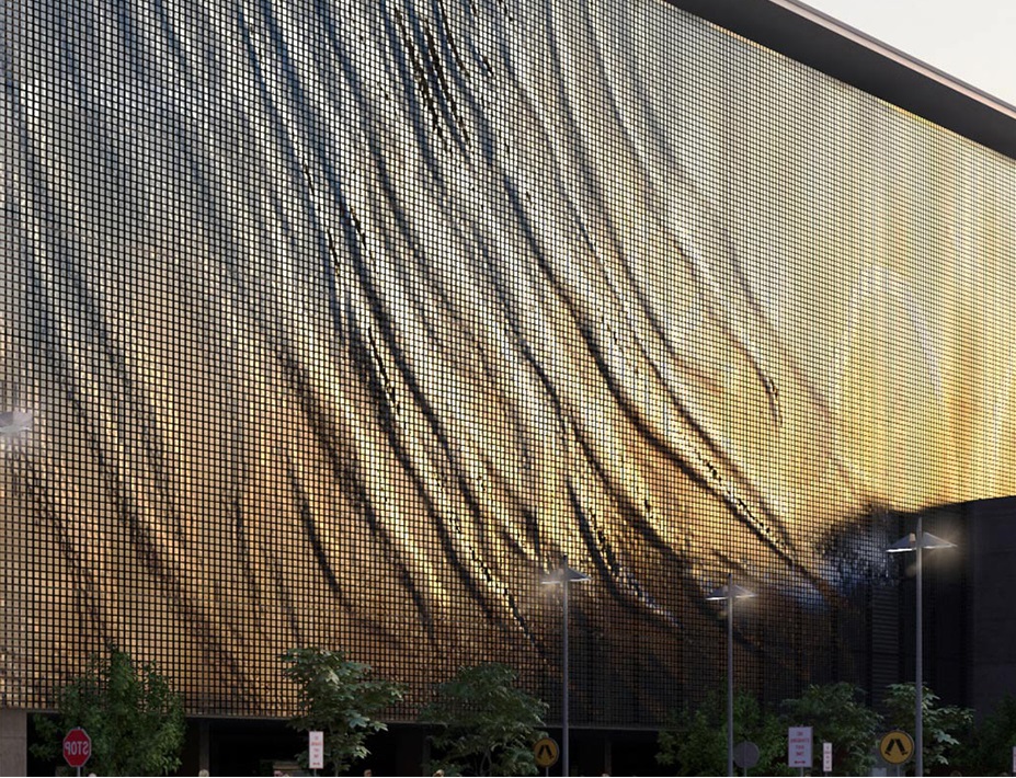 Пример динамического фасада