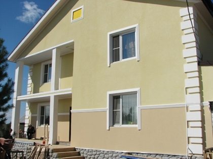 штукатурная фасадная смесь