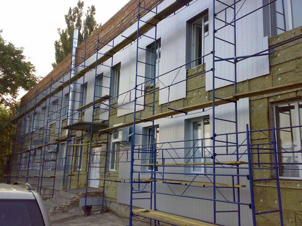 штукатурный фасад изовер