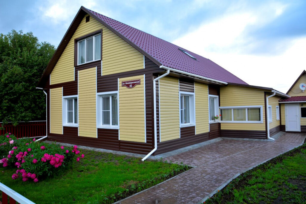 сочетание цветов сайдинга