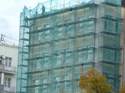 строительная фасадная сетка