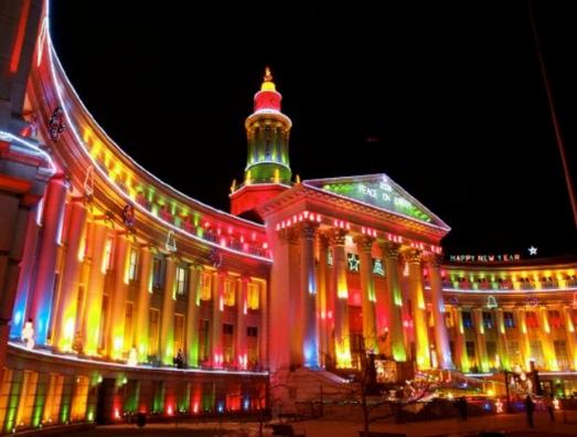 световое оформление фасадов